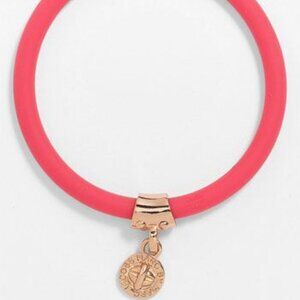 MARC BY MARC JACOBS Silicone Stretch Bracelet ORANGE / BRAND NEW WITH TAGS